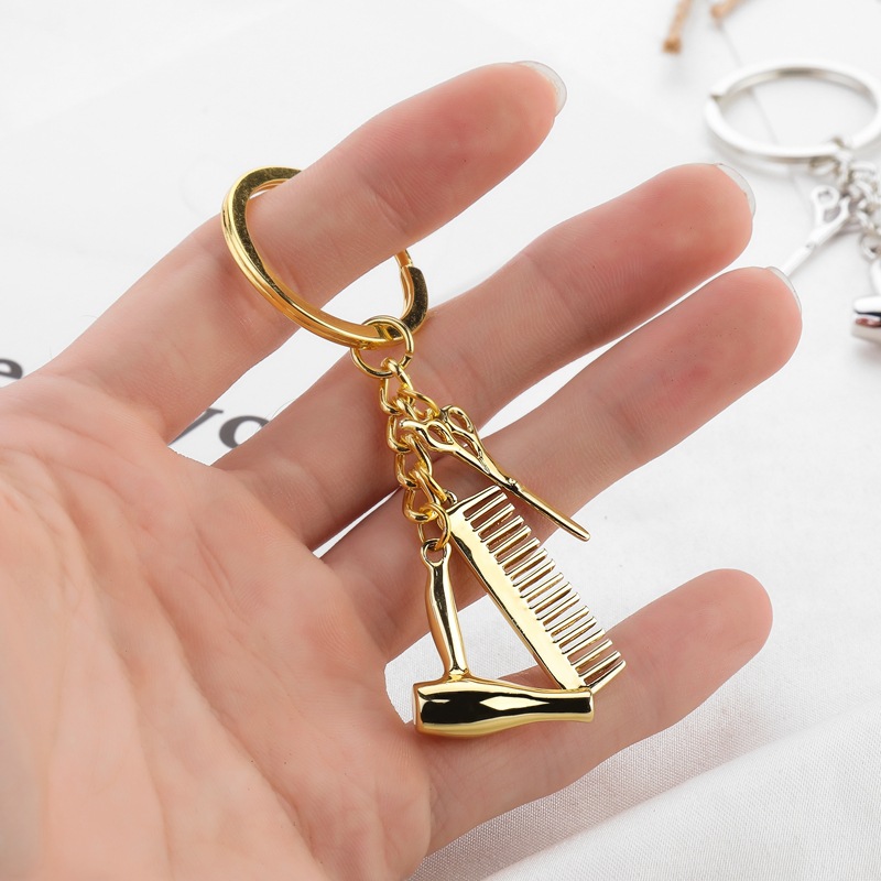 10Pieces/Lot Essential Hair Dryer Scissors Comb Keychain Haircut Tools Hair Blowing Salon Hairdresser Key Chains Stylist Keyring Gift
10Pieces/Lot Essential Hair Dryer Scissors Comb Keychain Haircut Tools Hair Blowing Salon Hairdresser Key Chains Stylist Keyring Gift