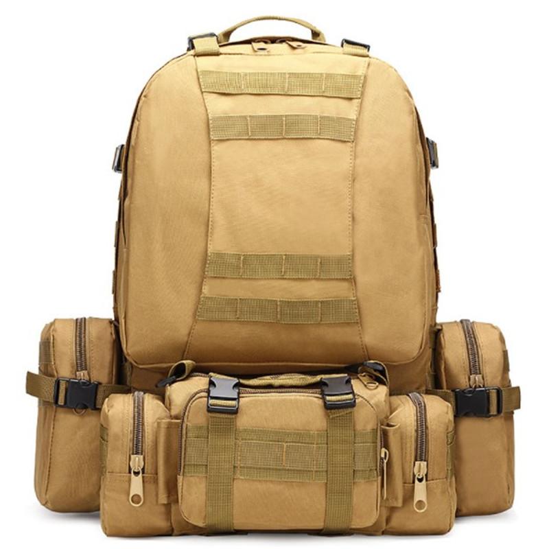Backpack Camouflage Rucksack 50L Waterproof Internal Frame High Grade Large Size Boy's Travel Bag, Black
Backpack Camouflage Rucksack 50L Waterproof Internal Frame High Grade Large Size Boy's Travel Bag, Black