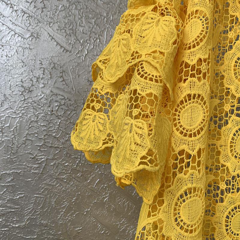 Ethnic Clothing African Dresses For Women Dashiki Plus Size Long Sleeve Fashion Lace Dress Africa Muslim