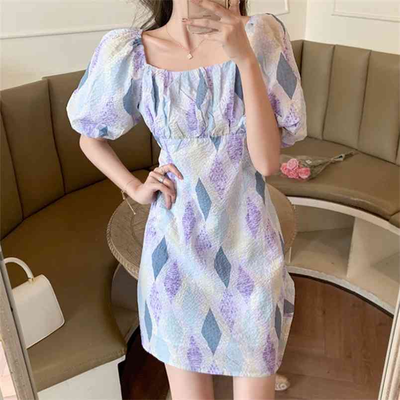 Vintage Dress Casual Plaid Print Puff Sleeve High Waist Ruched Sweet Chiffon Female Summer Fashion Vestidos 210519, Photo color
Vintage Dress Casual Plaid Print Puff Sleeve High Waist Ruched Sweet Chiffon Female Summer Fashion Vestidos 210519, Photo color