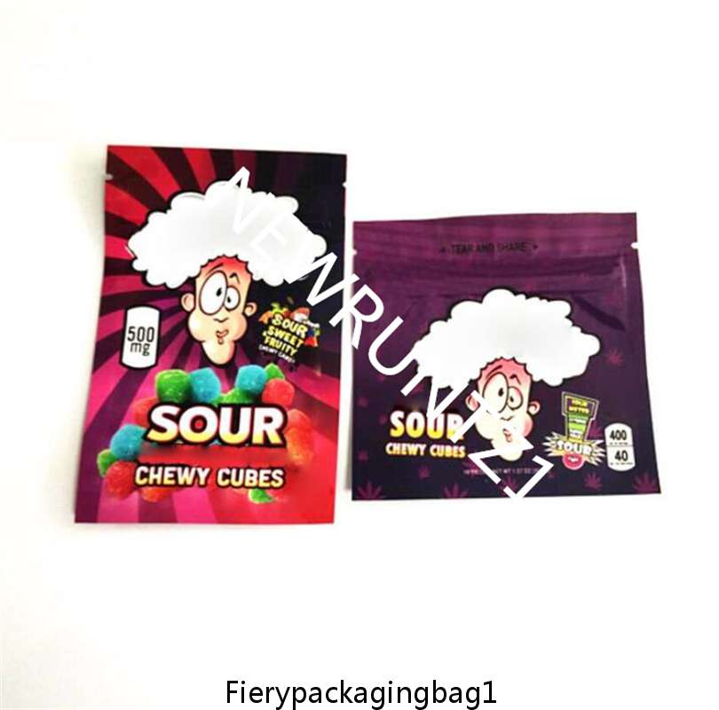 SOUR Edible Bags Packaging 4 Types WARHEADS 400mg 500mg 600mg Gummies Mylar Plastic 2021 Chewy Cubes Sealing Empty
SOUR Edible Bags Packaging 4 Types WARHEADS 400mg 500mg 600mg Gummies Mylar Plastic 2021 Chewy Cubes Sealing Empty
