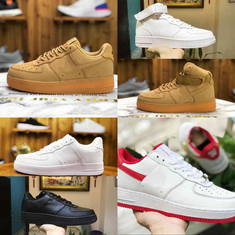 Wholesale 2021 New Designers Outdoor FORCES Men Low Skateboard Shoes Cheap One Unisex 1 Knit Euro Airs High Women All White Black Sports Shoes V31, F501
Wholesale 2021 New Designers Outdoor FORCES Men Low Skateboard Shoes Cheap One Unisex 1 Knit Euro Airs High Women All White Black Sports Shoes V31, F501