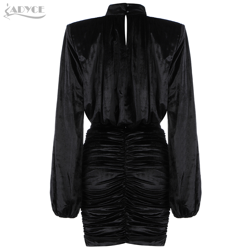 Fashion Black 2 Two Piece Sets Sexy Women Winter Long Sleeve Crop Top& Mini Skirt Club Celebrity Runway Party Set 210423