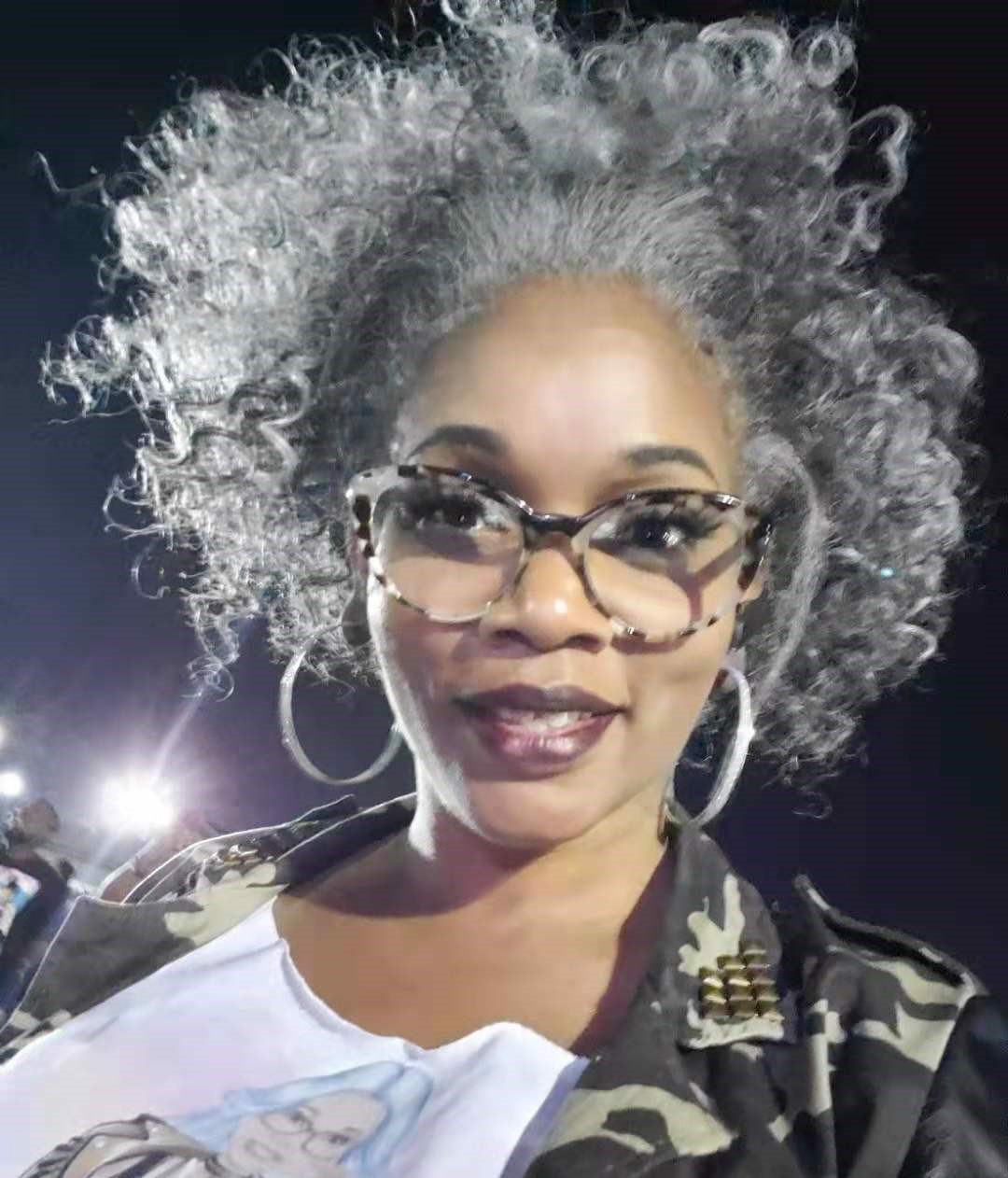 Silver gray hair ponytail extension grey afro bun or puff kinky curly drawstring human ponytails clip in 120g