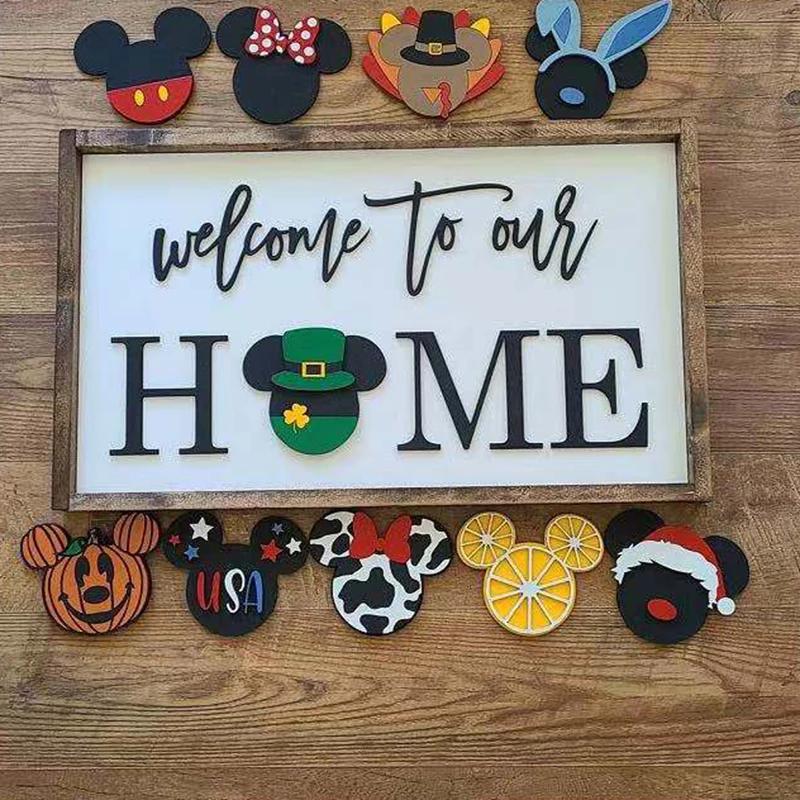 Party Decoration Home Decor Welcome Door Sign Interchangeable Seasonal Rustic Farmhouse Front Christmas
Party Decoration Home Decor Welcome Door Sign Interchangeable Seasonal Rustic Farmhouse Front Christmas