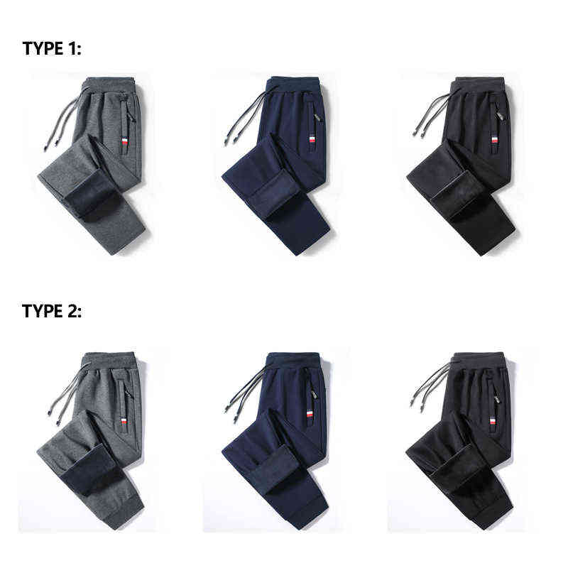 Winter Warm Pants Men Cotton Fitness Sportswear Tracksuit Bottoms Skinny Sweatpants Trousers Track Pants Mens Joggers M-8XL K340 211112