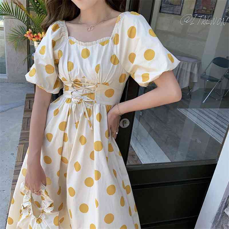 Women Sexy Off Shoulder Short Sleeve Summer Dress Robe Ladies Tie Up Slim Fashion Big Swing Vestidos Send Free Bag 210520