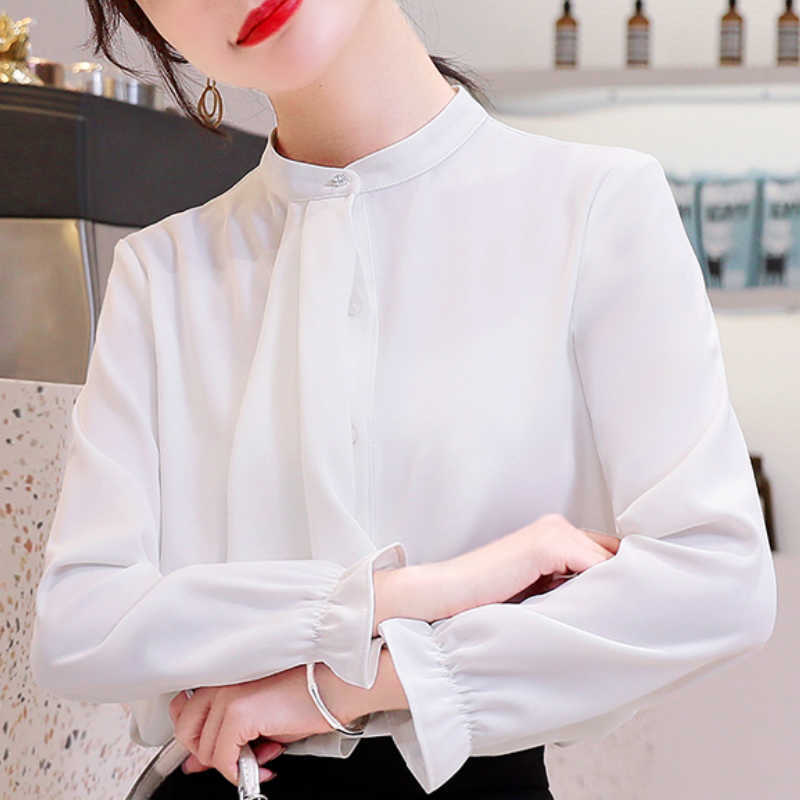 Womens Tops And Blouses Fashion Woman Blouses Spring Stand Collar Blouse Women Long Sleeve White Chiffon Blouse Women C405 210602, Blue
Womens Tops And Blouses Fashion Woman Blouses Spring Stand Collar Blouse Women Long Sleeve White Chiffon Blouse Women C405 210602, Blue
