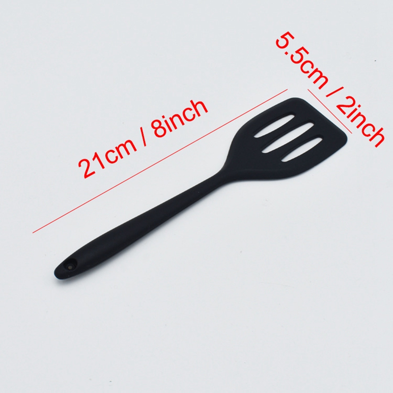 Food Grade Silicone Turners Cooking Utensils Egg Fish Frying Pan Scoop Fried Shovel Spatula Kitchen Tools Gadgets Wholesale GGA5132 Free shipping