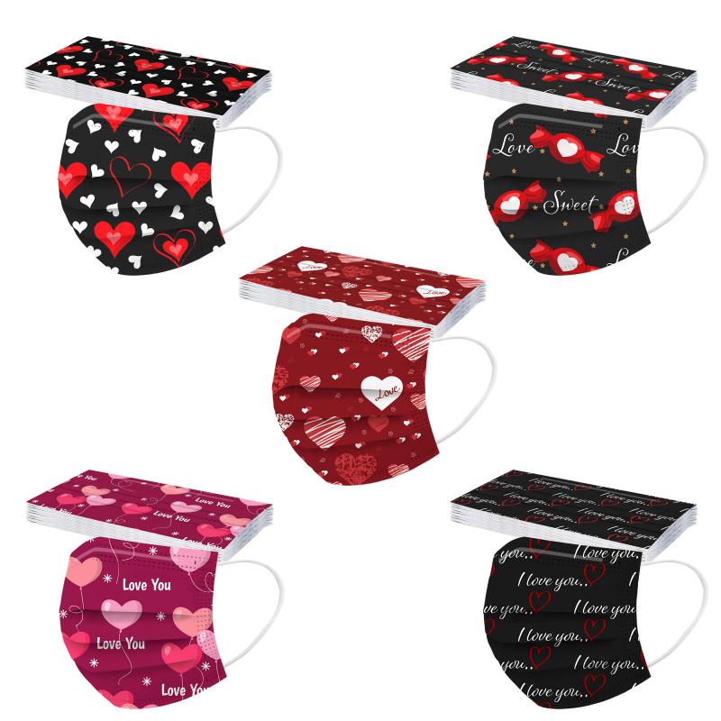 Other Event & Party Supplies Valentine's Day Printed Mask For Women With Face Design Disposable Mascarillas Halloween Cosplay
Other Event & Party Supplies Valentine's Day Printed Mask For Women With Face Design Disposable Mascarillas Halloween Cosplay