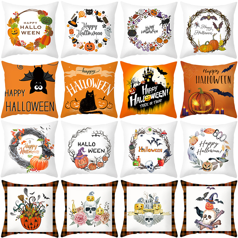 Halloween cartoon pumpkin castle print Decorative Pillow Peach skin velvet cushion cover sofa pillows home supplies business gift covers pillowcase 45*45CM, Pls pay the different price
Halloween cartoon pumpkin castle print Decorative Pillow Peach skin velvet cushion cover sofa pillows home supplies business gift covers pillowcase 45*45CM, Pls pay the different price