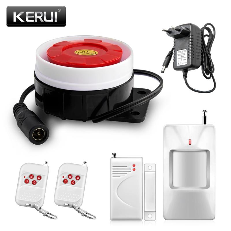 Alarm Systems Simplest Setting 433mhz Sensor Wireless Urgrade Home Security Burglar Super Loud System Doorbell/Emergency Function