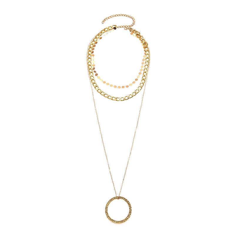 Pendant Necklaces Big Circle Choker Necklace Female Sequins For Women Layered Fashion Sweater Chain Jewelry
Pendant Necklaces Big Circle Choker Necklace Female Sequins For Women Layered Fashion Sweater Chain Jewelry