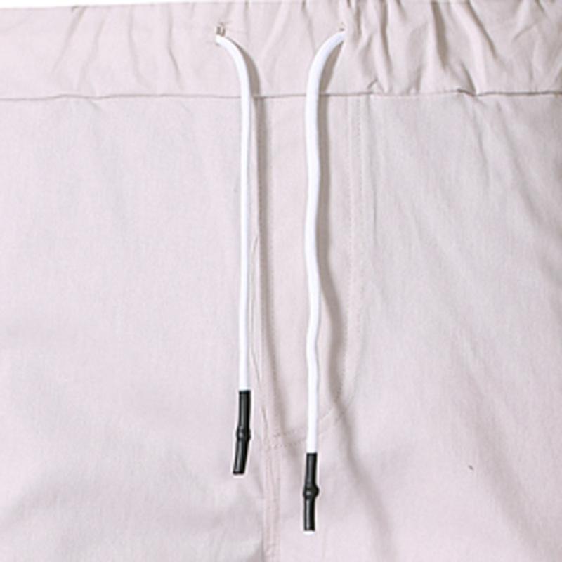 Men Casual Joggers Pants Solid Cargo Sweatpants Male Multi-pocket Trousers Mens Sportswear Hip Hop Drawstring Pencil Men's