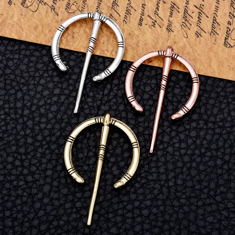 Pins, Brooches Retro Viking Brooch Collection Twists Knotted Fibula Cloak Pin Penannular Pins Shawl Style, Gray
Pins, Brooches Retro Viking Brooch Collection Twists Knotted Fibula Cloak Pin Penannular Pins Shawl Style, Gray