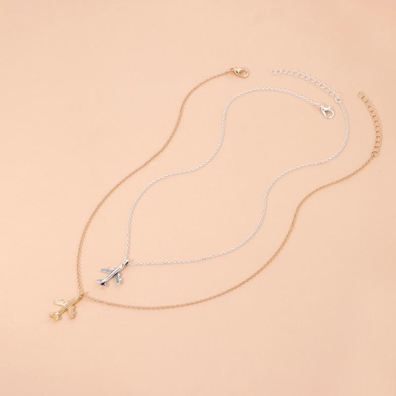 Chains Necklace Woman Plane Necklaces Pendant Ladies High Quality Jewellery Lady Jewelry Silver Color Trendy Korean Alloy Collier
Chains Necklace Woman Plane Necklaces Pendant Ladies High Quality Jewellery Lady Jewelry Silver Color Trendy Korean Alloy Collier