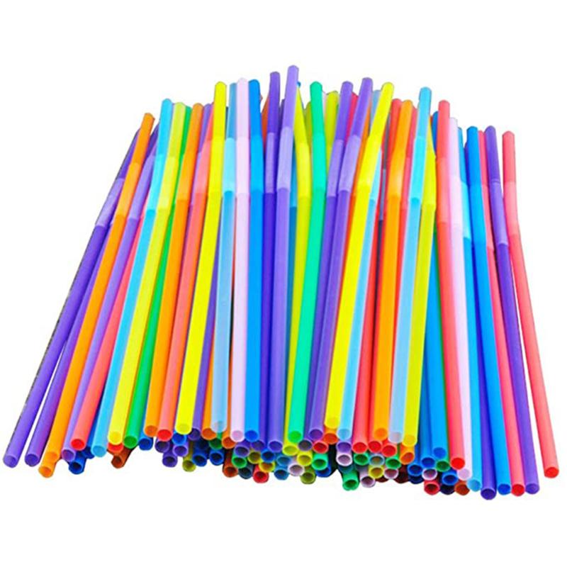 Flexible Bendy Party Disposable Plastic Drinking Straws - Assorted Colors 100pcs Straw Bar Accessories
Flexible Bendy Party Disposable Plastic Drinking Straws - Assorted Colors 100pcs Straw Bar Accessories