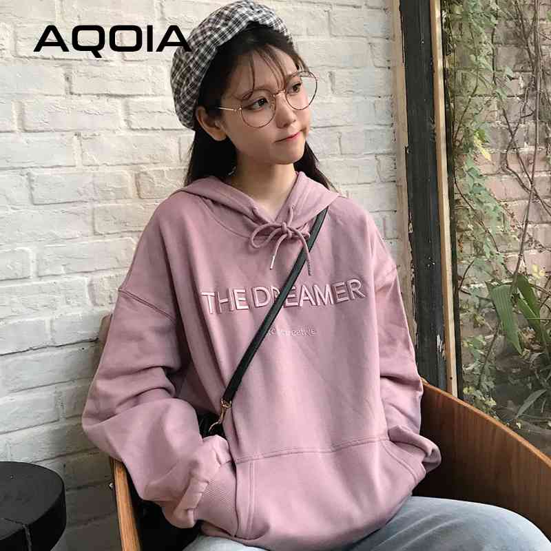 Autumn Chic Korean style embroidery Women Hoodies Thin Sweatshirt Oversize Womens INS Plus Size Female Pullovers 210521, Green
Autumn Chic Korean style embroidery Women Hoodies Thin Sweatshirt Oversize Womens INS Plus Size Female Pullovers 210521, Green