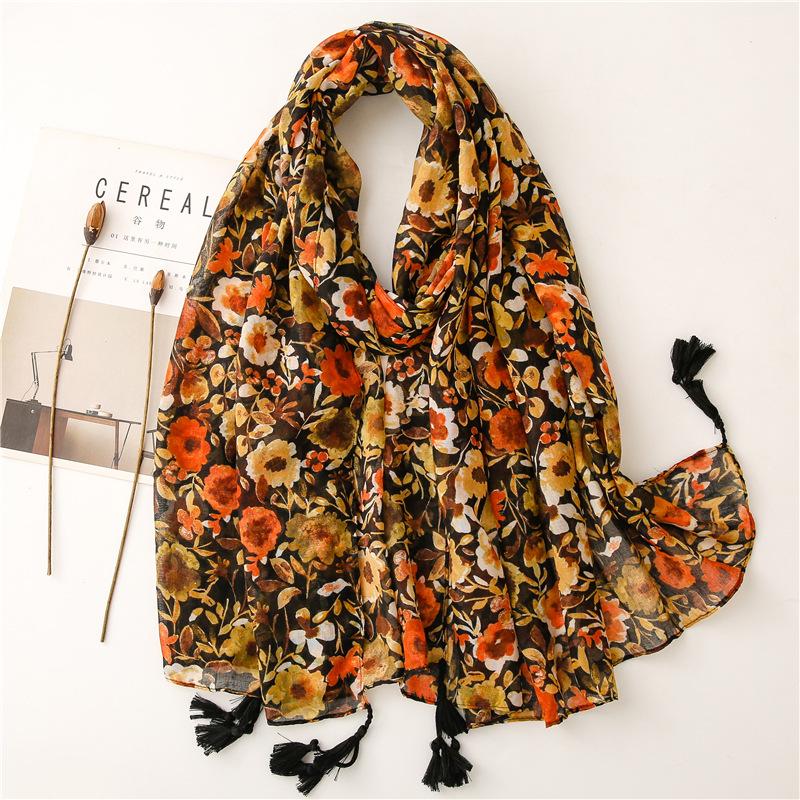 Scarves Autumn Winter Women Scarf Fashion Flowers Lady Beach Sunscreen Hijab Shawls Wraps Female Foulard Echarpe Muslim, Blue;gray
Scarves Autumn Winter Women Scarf Fashion Flowers Lady Beach Sunscreen Hijab Shawls Wraps Female Foulard Echarpe Muslim, Blue;gray