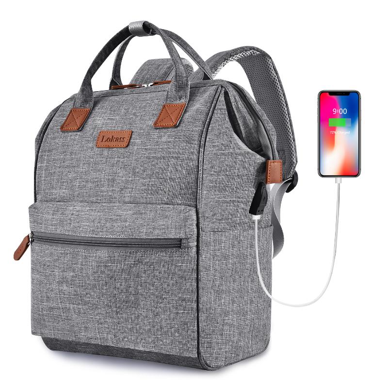 Backpack LOKASS 15.6-inch Laptop With Charging Port Fully Open Multifunctional Waterproof, Black
Backpack LOKASS 15.6-inch Laptop With Charging Port Fully Open Multifunctional Waterproof, Black
