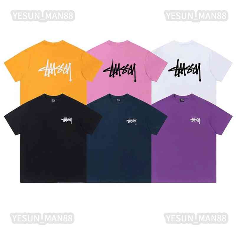 Designer Luxury Spring And Summer Stusy Classic Letter Printed T Shirt Fashion Stusi Mens And Womens Couple Loose Tee Various Styles, 19
Designer Luxury Spring And Summer Stusy Classic Letter Printed T Shirt Fashion Stusi Mens And Womens Couple Loose Tee Various Styles, 19