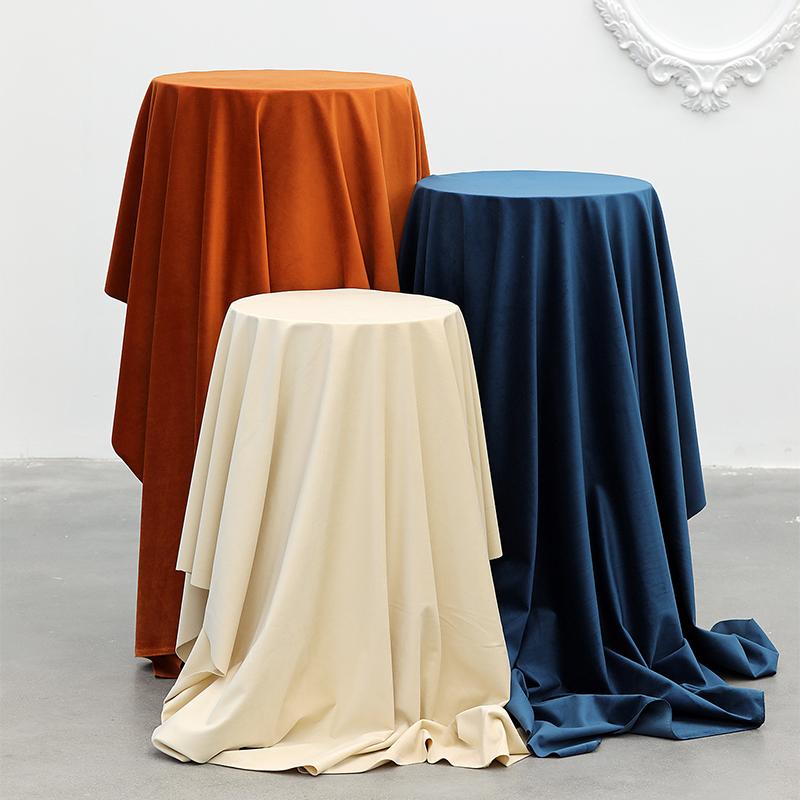 Color Table Cloth Rectangular For Wedding Decoration Cover El Party Banquet Dining Pography Background