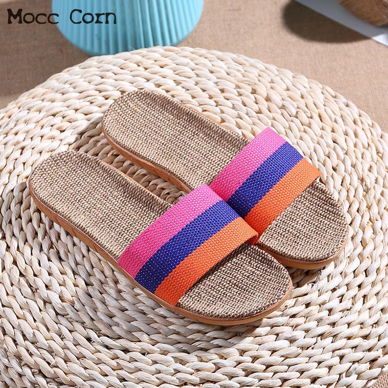 Women Linen Slippers Sandals Non-slip Home Indoor Flat Summer Shoes Beach Slides Ladies Handmade Designer Flip Flops, Green
Women Linen Slippers Sandals Non-slip Home Indoor Flat Summer Shoes Beach Slides Ladies Handmade Designer Flip Flops, Green