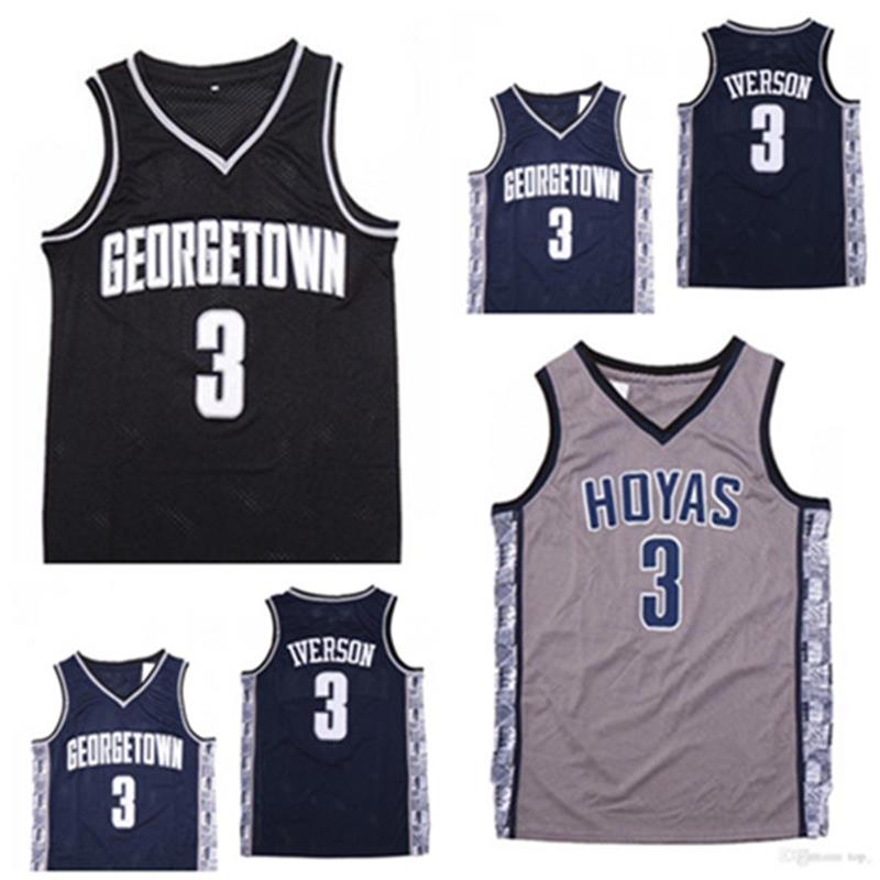 NCAA Mens Georgetown Hoyas Iverson College Allen Basketball Jerseys 3 AI University Wears Size S-2XL Quick delivery
NCAA Mens Georgetown Hoyas Iverson College Allen Basketball Jerseys 3 AI University Wears Size S-2XL Quick delivery