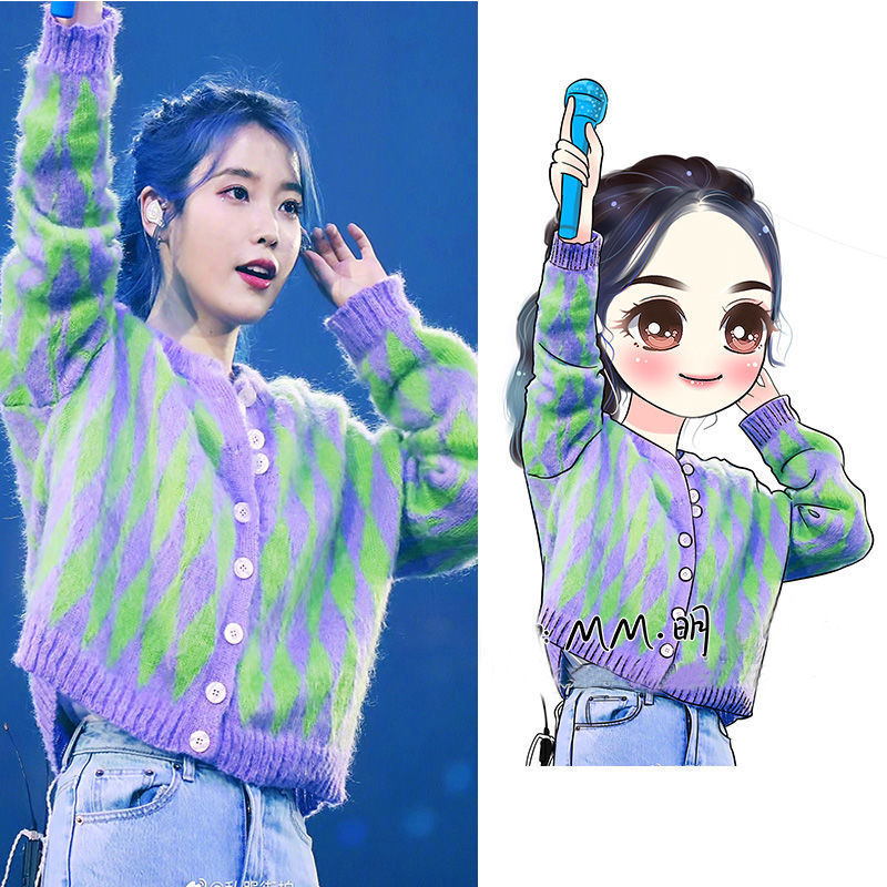Woman Sweaters Green Purple Diamond Plaid Retro Sweater Womens Plaid Knitted Cardigan Femme Chandails Pull Hiver, Pruple
Woman Sweaters Green Purple Diamond Plaid Retro Sweater Womens Plaid Knitted Cardigan Femme Chandails Pull Hiver, Pruple