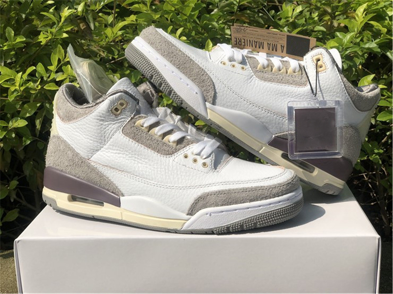 2021 Authentic 3 A Ma Maniére WMNS Shoes 3S Maniere White Medium Grey Violet Ore Men Women Outdoor Sneakers With Original Box DH3434-110
2021 Authentic 3 A Ma Maniére WMNS Shoes 3S Maniere White Medium Grey Violet Ore Men Women Outdoor Sneakers With Original Box DH3434-110