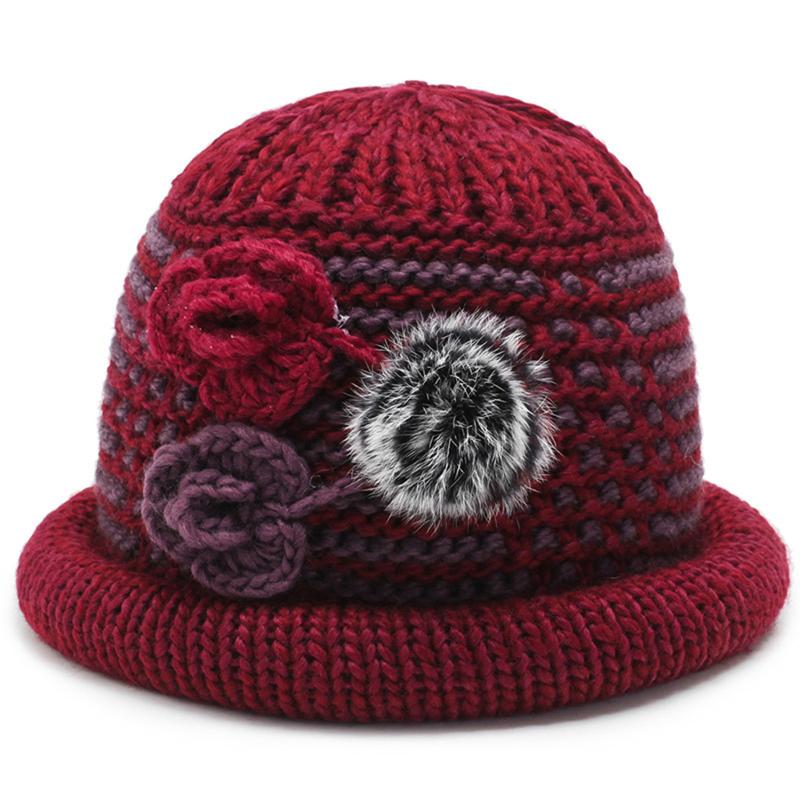 Berets Autumn Winter Middle-aged Grandmother Hat Warm Wool Thickened Mother Shopping Gift Fashion Women, Red
Berets Autumn Winter Middle-aged Grandmother Hat Warm Wool Thickened Mother Shopping Gift Fashion Women, Red