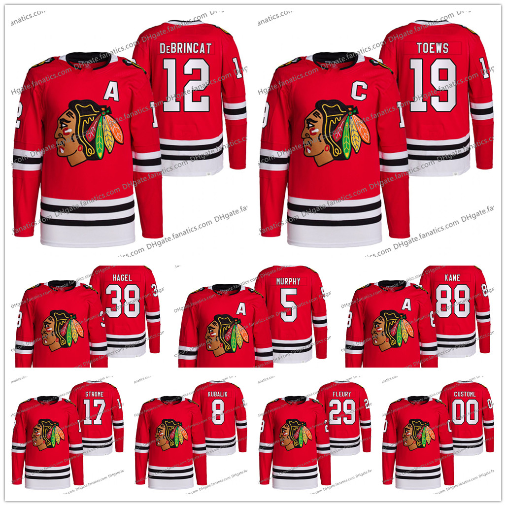 Custom Patrick Kane Chicago Blackhawks 2021 Reverse Retro Jersey Bobby Hull Alex DeBrincat Jonathan Toews Dylan Strome Kirby Dach Dominik Ka, Black;red
Custom Patrick Kane Chicago Blackhawks 2021 Reverse Retro Jersey Bobby Hull Alex DeBrincat Jonathan Toews Dylan Strome Kirby Dach Dominik Ka, Black;red
