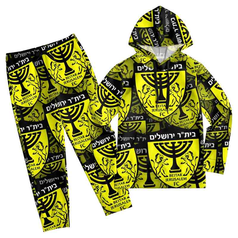 Beitar children's hooded sweatshirt, polar lining suit, warm and hairy, casual wear, , Israel, Jus Football Club
Beitar children's hooded sweatshirt, polar lining suit, warm and hairy, casual wear, , Israel, Jus Football Club