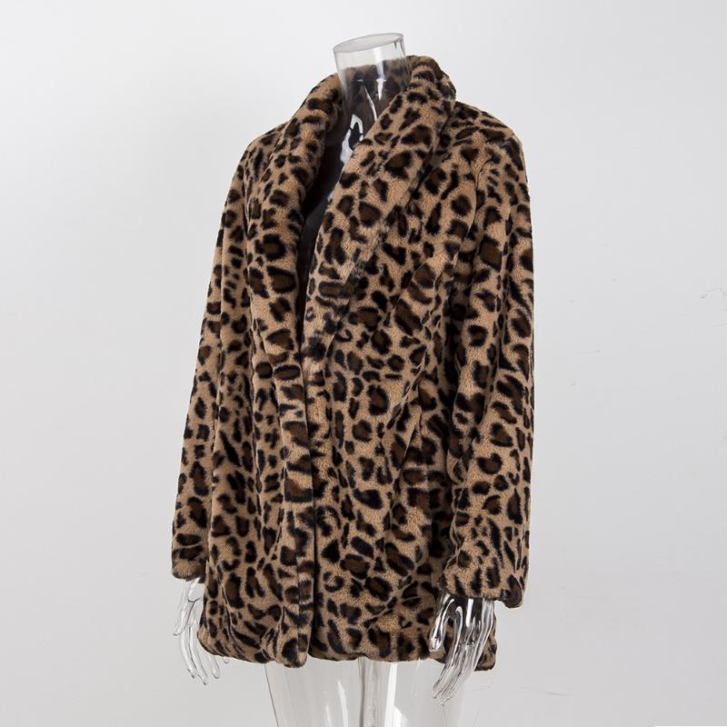 Women' Fur & Faux Fashion Leopard Women Coats Luxury 2021 Teddy Bear Hooded Winter Thick Warm Outerwear High Quality Plush Jacket, As pic
Women' Fur & Faux Fashion Leopard Women Coats Luxury 2021 Teddy Bear Hooded Winter Thick Warm Outerwear High Quality Plush Jacket, As pic
