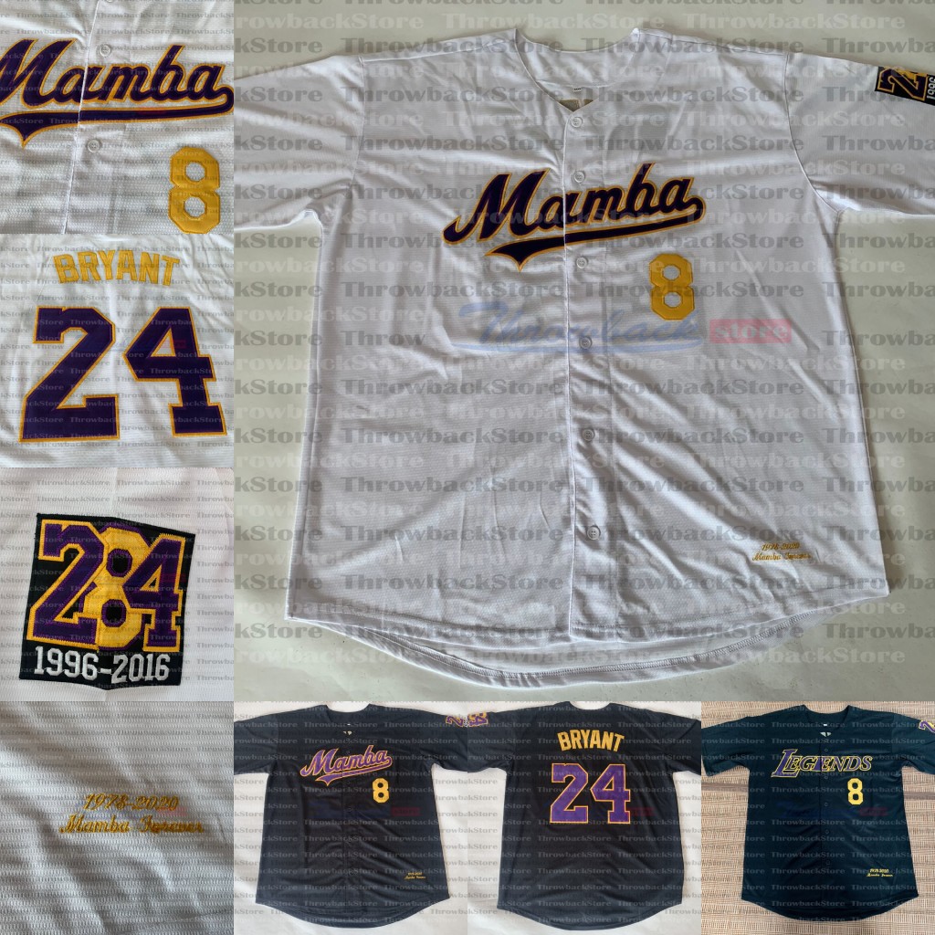 Mamba Forever Jersey 1978-2020 Legends 8 24 Bryant Men Youth Women Black white Yellow Blue Baseball jerseys, 8-24 yellow mamba
Mamba Forever Jersey 1978-2020 Legends 8 24 Bryant Men Youth Women Black white Yellow Blue Baseball jerseys, 8-24 yellow mamba