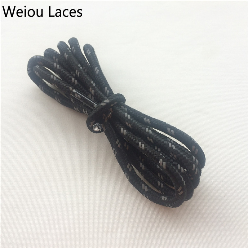 Weiou new fashion reflecting shoe laces 120cm checkered glowing shoelaces 3M reflective rope lace for sports shoes Decoration