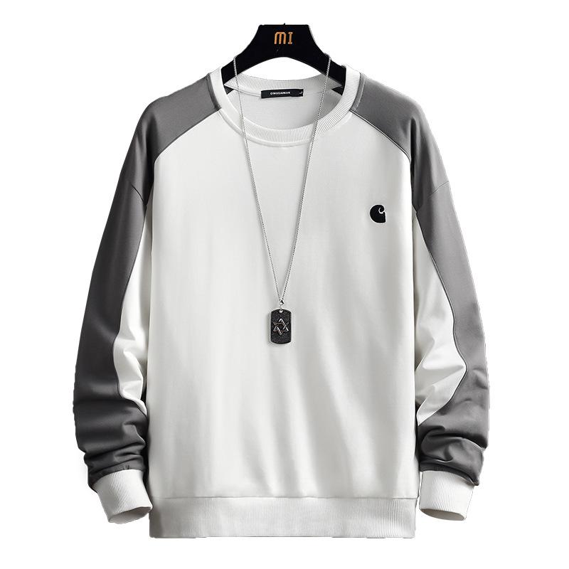 Autumn Long Sleeve Men's Loose Bottomed Shirt Sports Versatile Korean Casual Top Jackets