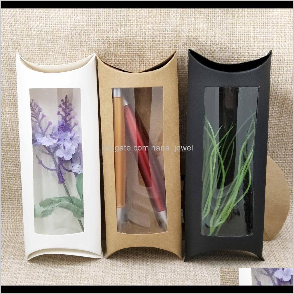 Gift Wrap Event Festive Party Supplies Home & Garden Drop Delivery 2021 16*7*2Dot4Cm Brown White Black Cardboard Pillow Window Box With Clear
Gift Wrap Event Festive Party Supplies Home & Garden Drop Delivery 2021 16*7*2Dot4Cm Brown White Black Cardboard Pillow Window Box With Clear