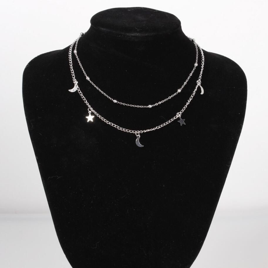 Bohemia Chain Necklace Multilayer Moon Star Alloy Metal Disc Gold Pendant Necklace For Women New Trend Female Jewelry Collar
Bohemia Chain Necklace Multilayer Moon Star Alloy Metal Disc Gold Pendant Necklace For Women New Trend Female Jewelry Collar