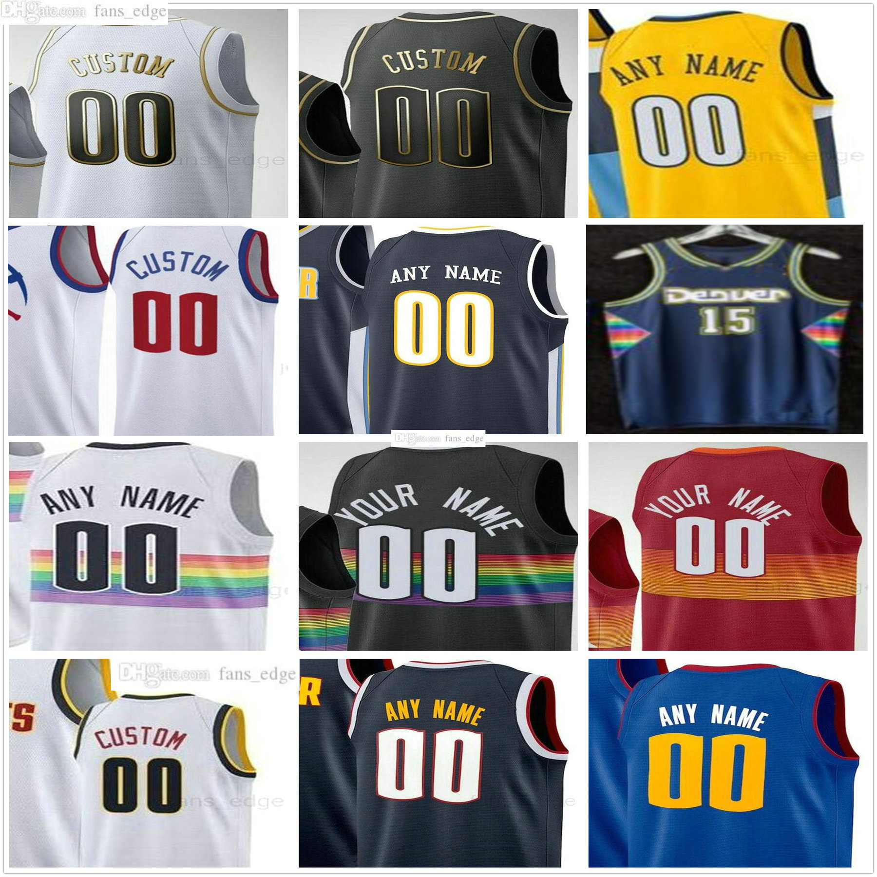 2021 City 75th 2022 Edition Custom Printed 15 Jokic Jamal 27 Murray Nikola Michael 1 Porter Jr. Aaron 50 Gordon 7 Campazzo Men Women Kids Youth Basketball Jerseys, White 
2021 City 75th 2022 Edition Custom Printed 15 Jokic Jamal 27 Murray Nikola Michael 1 Porter Jr. Aaron 50 Gordon 7 Campazzo Men Women Kids Youth Basketball Jerseys, White