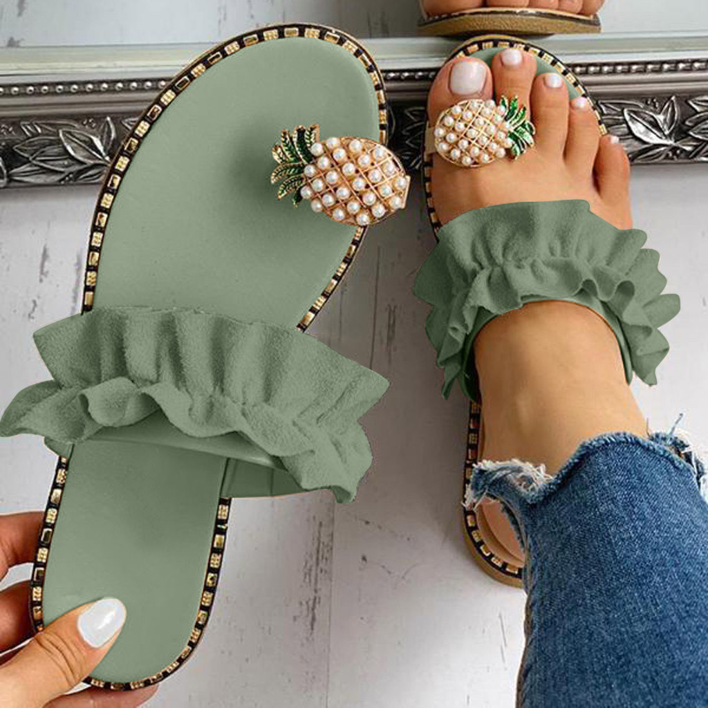 Women Slipper Pine Pearl Flat Toe Bohemian Casual Sho Beach Sandals Ladi Platform Sandalias De Mujer Verano, Blue
Women Slipper Pine Pearl Flat Toe Bohemian Casual Sho Beach Sandals Ladi Platform Sandalias De Mujer Verano, Blue