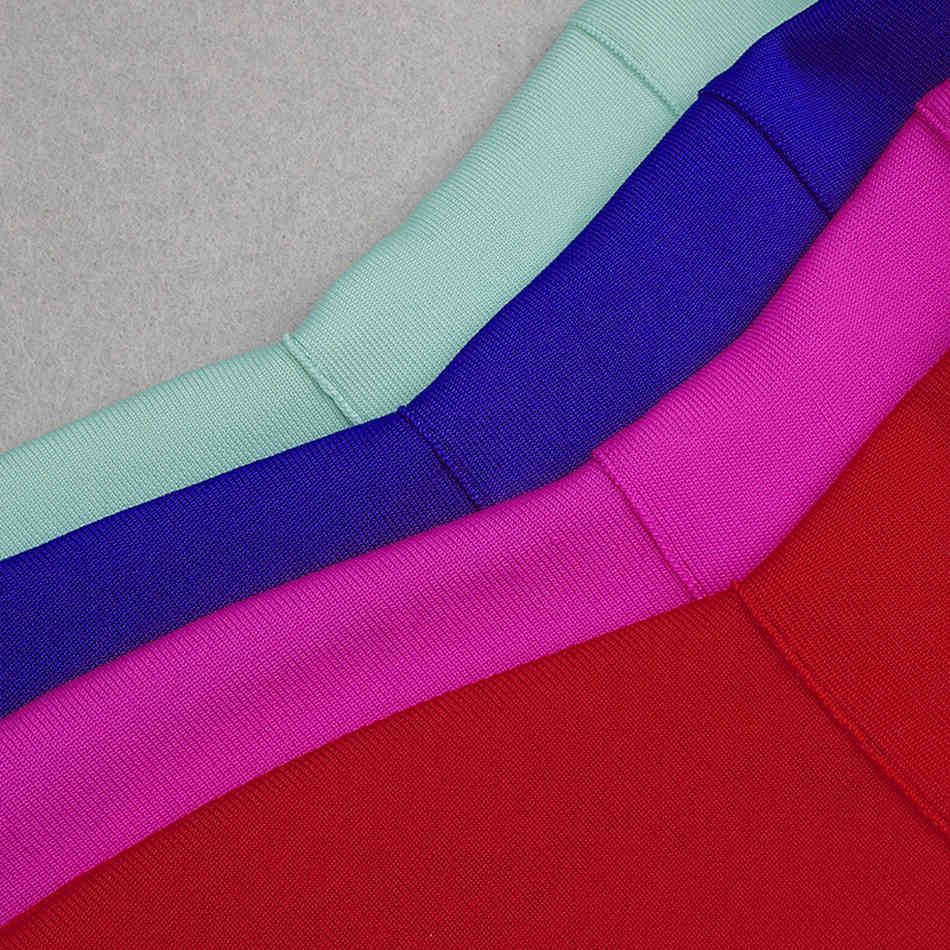 Vestido Bandage Arrivals Off Shoulder Dress Women Knee Length Sexy Celebrity Party 210525