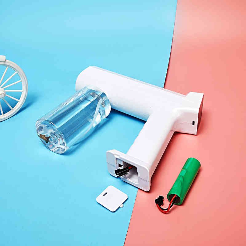 300ML Touch Screen Wireless Disinfection Sprayer Gun Household Atomizer USB Charging Handheld Nano Blue Light Steam Spray Gun
