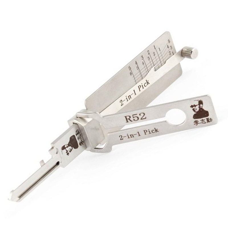 Original Lishi R52 2 in 1 Lock Pick and Decoder for Open Locksmith Door House Key Opener
Original Lishi R52 2 in 1 Lock Pick and Decoder for Open Locksmith Door House Key Opener