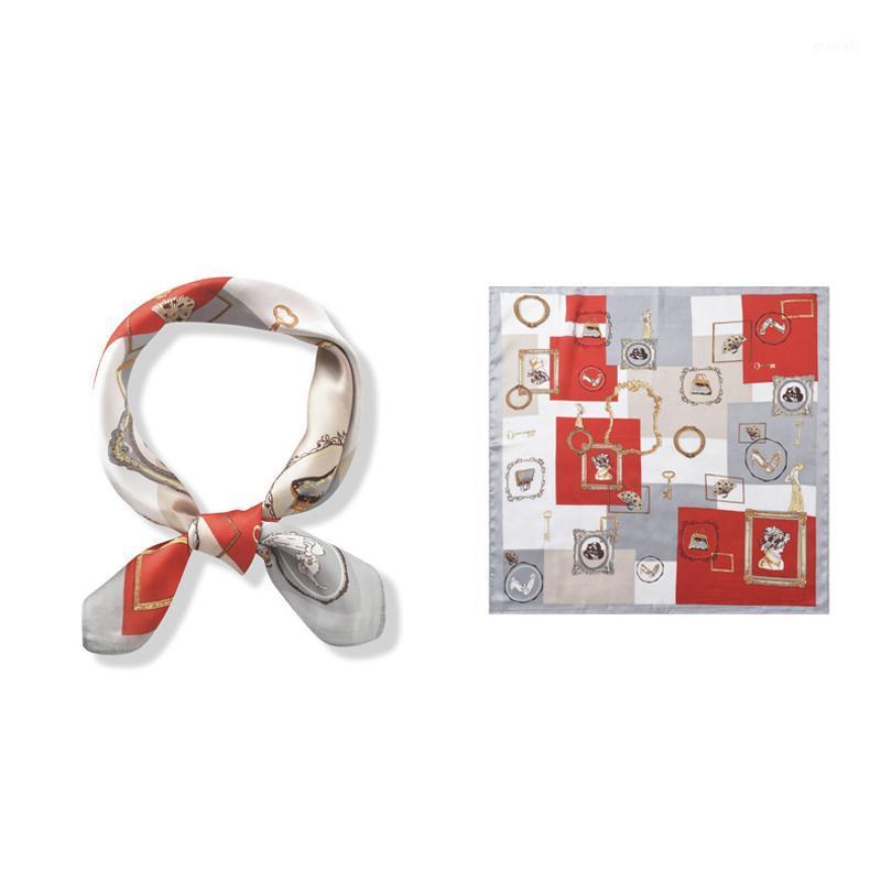 Scarves 70*70cm Small Square Silk Scarf Style Versatile Decoration Women Head Neck Satin Hair Ties Bands Neckerchief, Blue;gray
Scarves 70*70cm Small Square Silk Scarf Style Versatile Decoration Women Head Neck Satin Hair Ties Bands Neckerchief, Blue;gray
