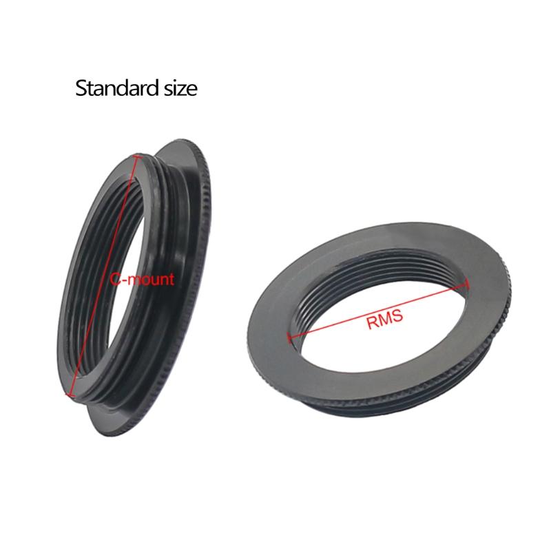 Lens Adapters & Mounts CS C-RMS Adapter Ring Objective RMS To C Thread C-Mount For Industrial Camera M20 M25 Macro Pography