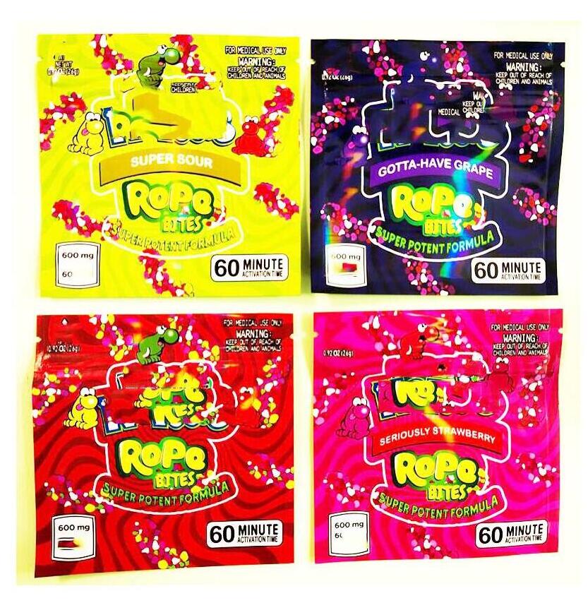 Square Medicated rope Bites empty Gummy bag packaging smell proof bags 600mg edible vs cookies
Square Medicated rope Bites empty Gummy bag packaging smell proof bags 600mg edible vs cookies
