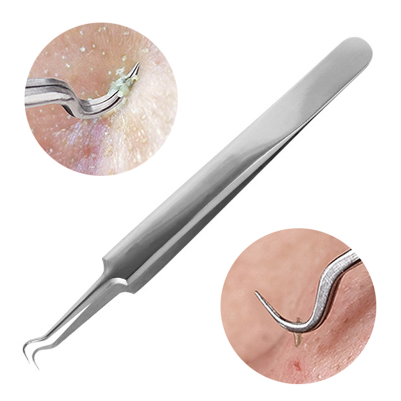 Blackhead Comedone Acne Pimple Blemish Extractor Remover Stainless Needles Remove Tools Face Skin Care Pore Cleaner Agujas Para Quitar Puntos Negros W