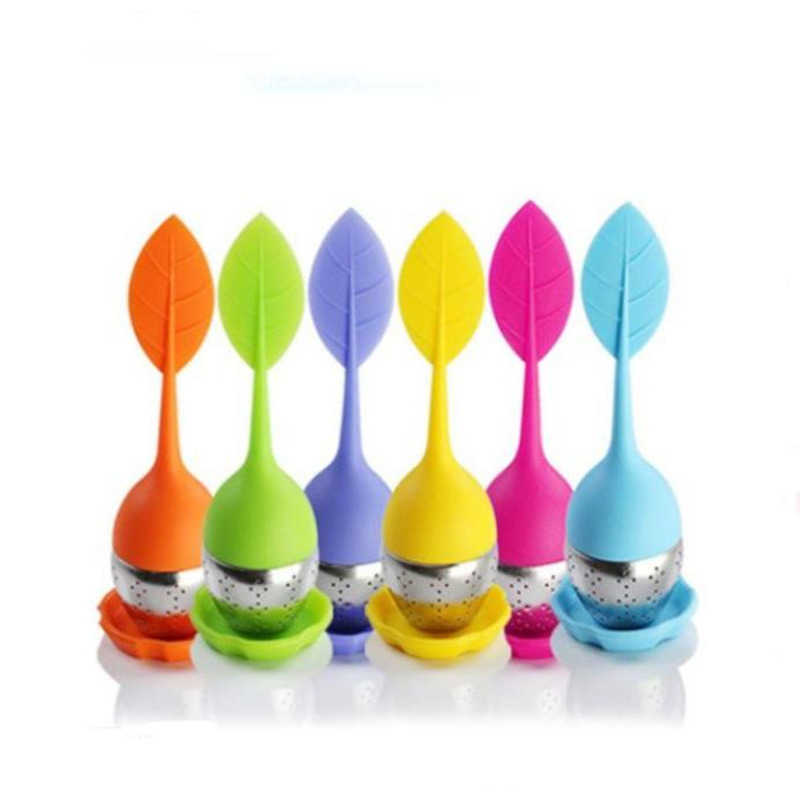 200pc/lot Leaf Silicone Tea Infuser Withe Food Grade Make Tea Bag Filter Creative 304 Stainless Steel Tea Strainers
200pc/lot Leaf Silicone Tea Infuser Withe Food Grade Make Tea Bag Filter Creative 304 Stainless Steel Tea Strainers