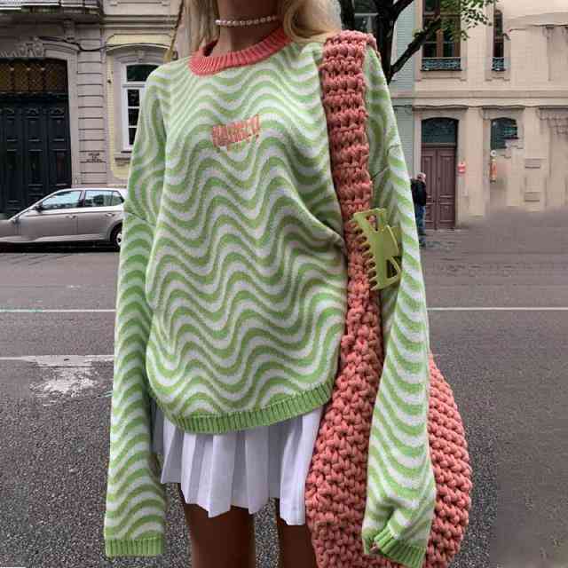 women's sweaters biggorange long sleeve wave print oversized loose sweatshirt fall/winter fashion street casual wear q1u1, White;black
women's sweaters biggorange long sleeve wave print oversized loose sweatshirt fall/winter fashion street casual wear q1u1, White;black